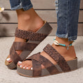 Rosa Sandals for Women featuring orthopedic leather design and non-slip grip, perfect for comfort and support in casual outings. - 1