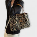 Gianna Boutique | Leopard Canvas Crossbody Bag