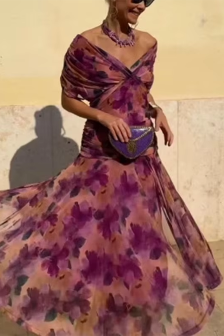 LL™ | Hendrika | Coral Evening Dress