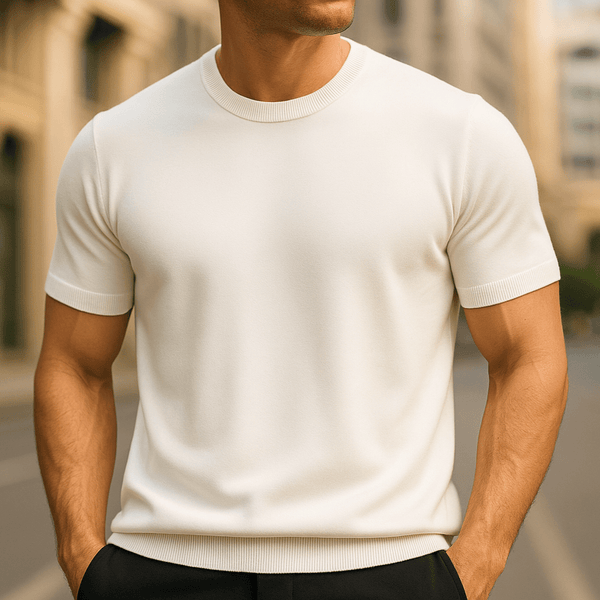 Pankov Men's Shirt | Elegant Short Sleeve, Breathable Fabric