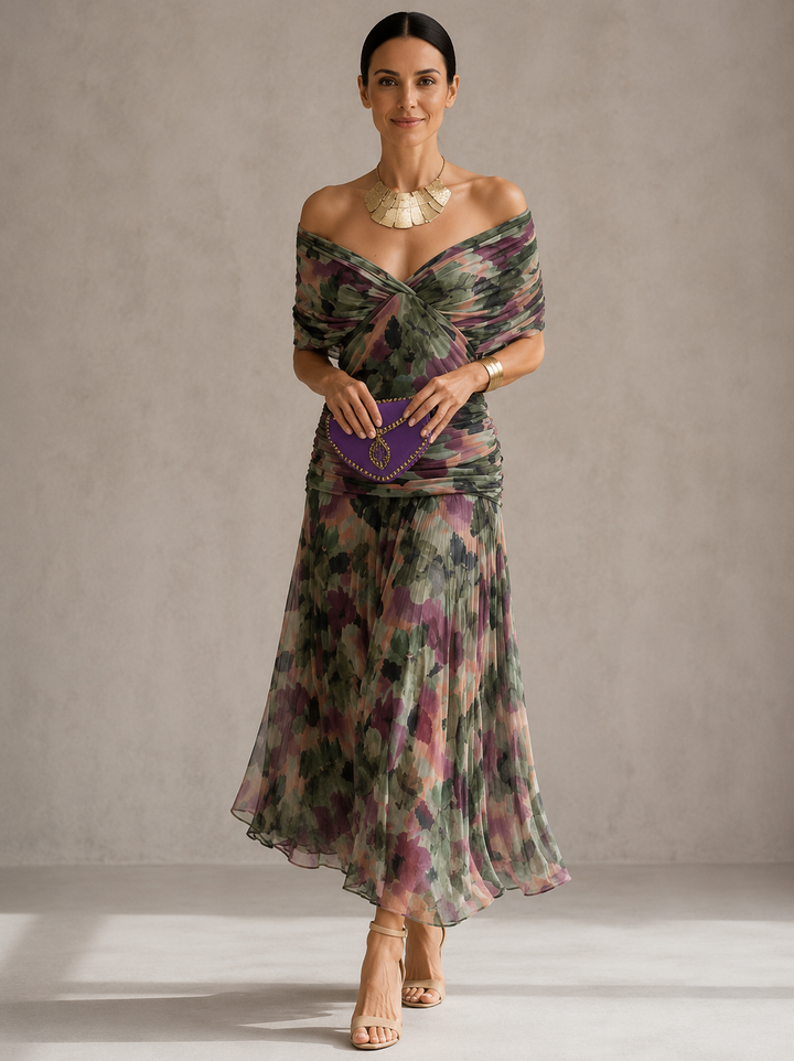 LL™ | Hendrika | Coral Evening Dress