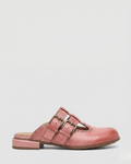 Theodora Mule Heels featuring soft leather material and a comfortable block heel, perfect for stylish and easy wear. - 1