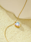 Colorful Heart Pendant Necklace