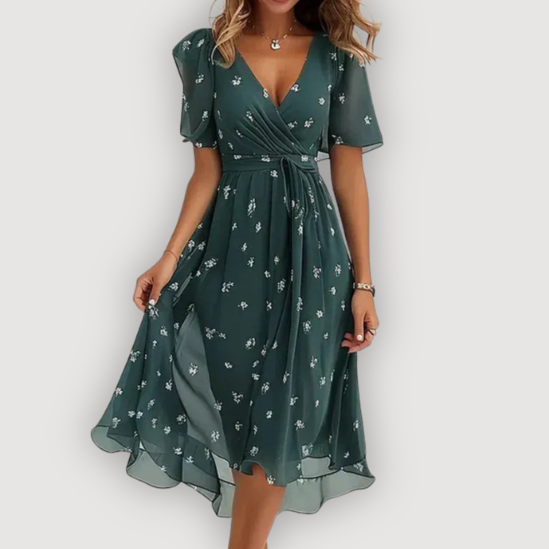 ISLA – FLORAL MIDI DRESS