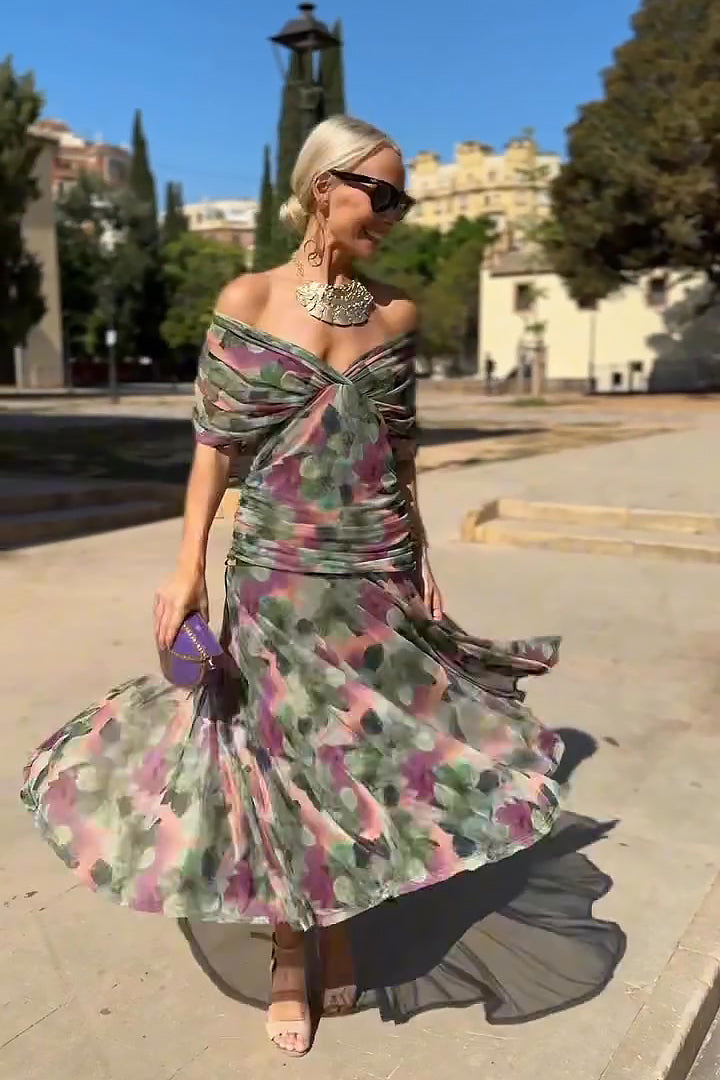 LL™ | Hendrika | Coral Evening Dress