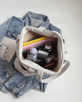Tilda Tote Bag | Ribbed Design, Spacious Interior, Versatile Use