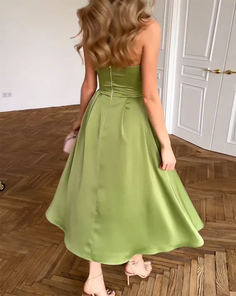 LL™ | Liora | Elegant Strapless Maxi Dress