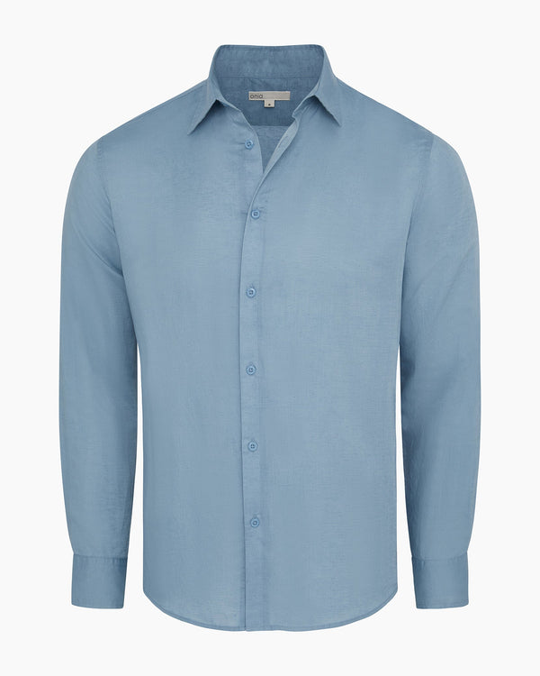Aero Men's Shirt | Lightweight Linen-Tencel Blend, Relaxed Fit