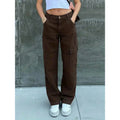 Quinn Cargo Pants in a relaxed fit, featuring a stylish design perfect for effortless chic outfits.   - 4