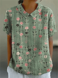 Nina Floral Shirt | Soft Breathable Fabric, Relaxed Fit - 7