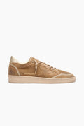 Gavino Ball Star Sneakers | Tobacco Suede, Wedge Heel
