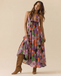 Cheela | Halter Maxi Beach Dress