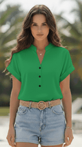 Isabelle | Button-Front Blouse