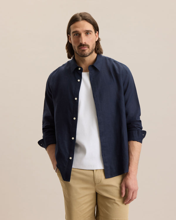 Liora Linen Shirt | Long Sleeve, Relaxed Fit, 100% Breathable Linen