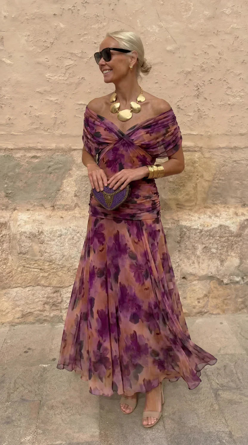 LL™ | Hendrika | Coral Evening Dress