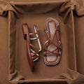 Vittoria Strap Sandals featuring orthopedic cushioning and made from stylish vegan leather, perfect for comfort and support. - 2