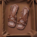 Vittoria Strap Sandals | Orthopedic Cushioned, Vegan Leather