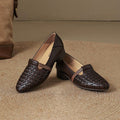 Ardelle | Woven Leather Loafer