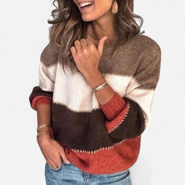 Sabrina | Soft Striped Sweater for Women