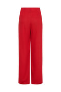 Raya Tailored Pants | Mid Rise, Full Length, Side Pockets