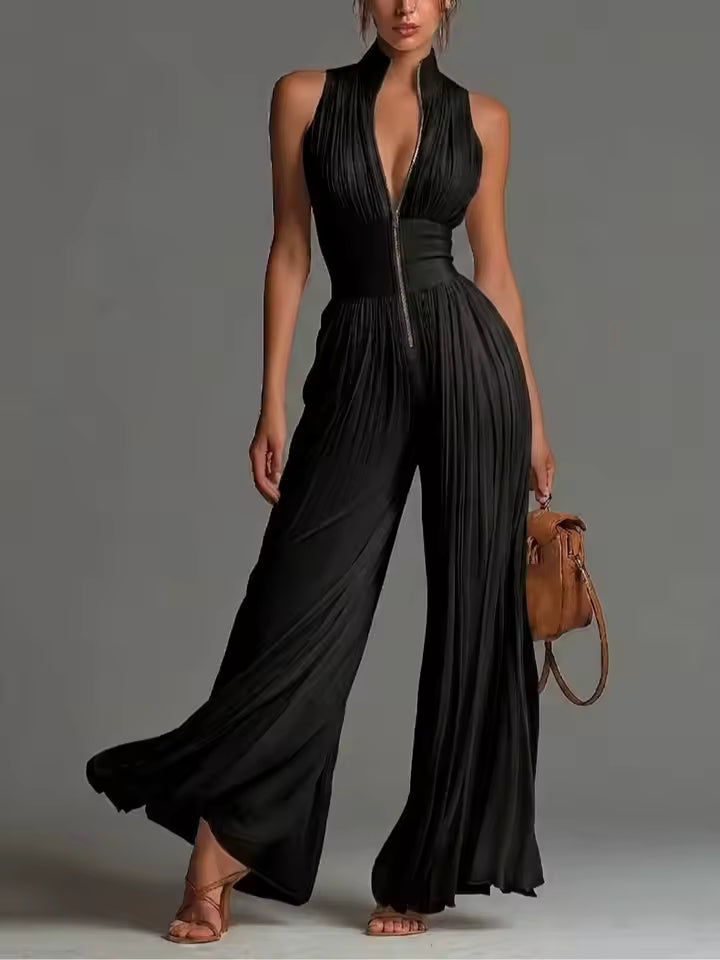 LL™ | Inés Floral Pleated Chiffon Maxi Dress