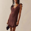 Maribelle | Crochet Beach Mini Dress