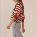 Chloe | Leopard Striped Top