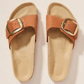 Brielle | Buckle Cork Orthopedic Slides