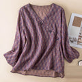 Kairo Crosswrap Blouse | Linen Blend, Asymmetrical Design for Women - 5