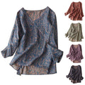 Kairo Crosswrap Blouse | Linen Blend, Asymmetrical Design for Women