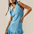 Maribelle | Crochet Beach Mini Dress