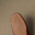 Yena | Leather Square Toe Chunky Heel Mules