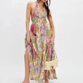 Cheela | Halter Maxi Beach Dress