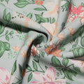 Mira Floral Midi Dress | Cotton, Corset-Inspired, High Slit, Wedding Guest & Summer Dresses