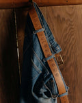 Talon Tour Belt | Washed Saddle Cowhide Leather, Embossed Design
