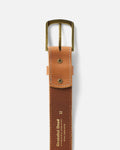 Talon Tour Belt | Washed Saddle Cowhide Leather, Embossed Design