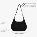 Nava Crossbody Bag | Checkered Nylon and Polyester Design for Women