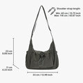 Nava Crossbody Bag | Checkered Nylon and Polyester Design for Women