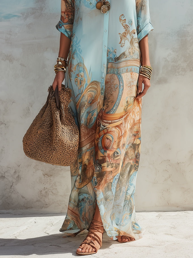 LL™ | Serena | Mediterranean Shirt Dress