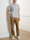Yarrow Men's Shirt | Lightweight, Relaxed Fit, Short Sleeve, Bali Blue