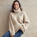Cleo Cozy Sweater in soft fabric featuring a relaxed fit, perfect for stylish comfort in any season. - 1