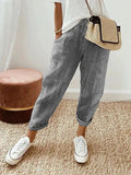 Lightweight Sole Striped Trousers in a relaxed fit, made from breathable fabric for ultimate comfort and style. - 1
