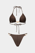 Beaded | Tie-Up Bikini Set