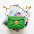 Glamco Chain Bag | Premium Leather-Look with Gold Rivets