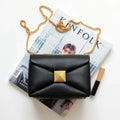 Glamco Chain Bag | Premium Leather-Look with Gold Rivets