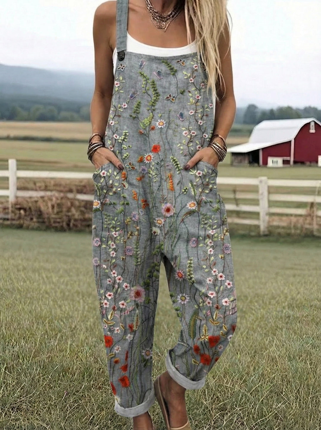 LL™ | Comfortable Printed Garden Trousers
