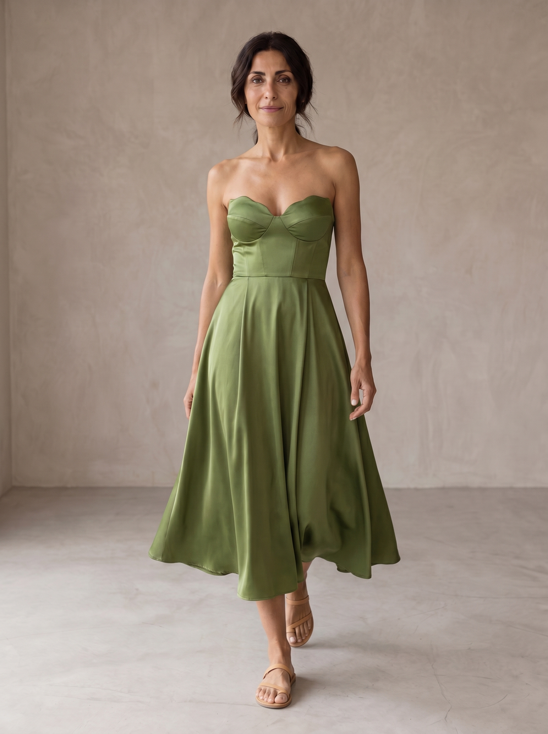 LL™ | Liora | Elegant Strapless Maxi Dress