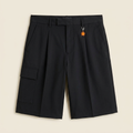 Caden Men's Cargo Shorts | Black Stretch Wool, Relaxed Fit, Multiple Pockets