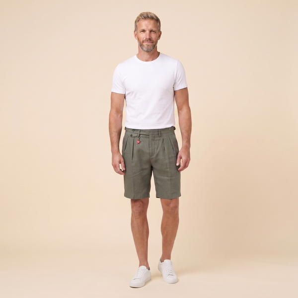 Linden Bermuda Shorts | Relaxed Fit, Pure Linen, Men's Bermuda Shorts