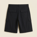 Caden Men's Cargo Shorts | Black Stretch Wool, Relaxed Fit, Multiple Pockets